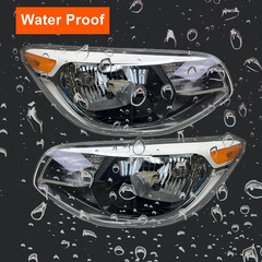Pair Halogen Headlights Headlamps Assembly for 2014-2019 Kia Soul KI2502167 KI25