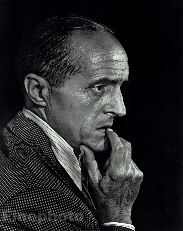 1954 Vintage 16×20 RENE CLAIR France Cinema Film Movie Author Producer By KARSH