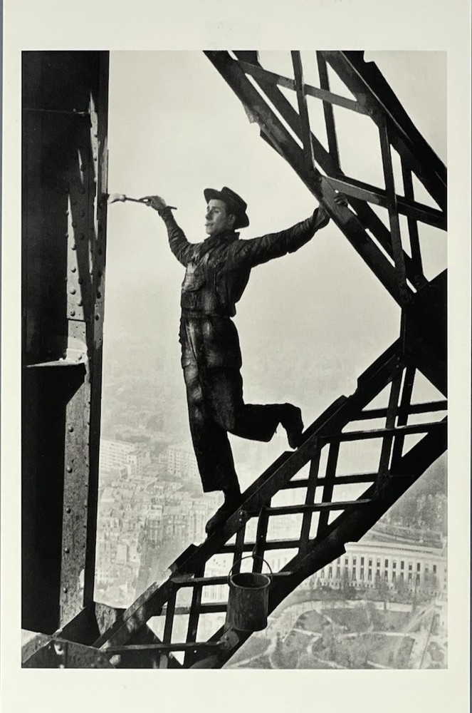 Marc Riboud (1923-2016) Magnum Art Photo Print Card 4×6” Zazou Eiffel Tower