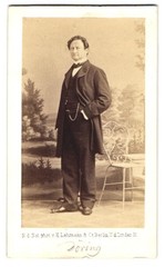 Photography H. Lehmann & Co., Berlin, portrait actor Theodor Döring im An