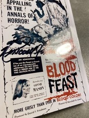 H.G. Lewis Hand Signed Blood Feast Photo Herschell Gordon Lewis Autograph