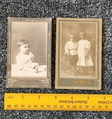 CDV Photo Children, 1917. Child. Girl. Vintage photo of a girl. 2