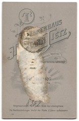 Photograph Hermann Tietz, Hamburg, size Burstah 12/14, portrait cute dress