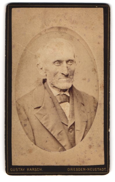 Photograph Gustav Karsch, Dresden-Neustadt, Grosse Meisenerstr. 9, Older Her
