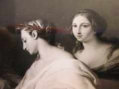 Italian Art Pompeo Batoni Master Allegory of the Arts 1740 b/w photo Reubenesque