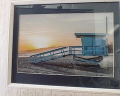 «SUNSET AT STATION 18» FRAMED AND SIGNED BY LOS ANGELES PHOTOGRAPHER ROB SMITH