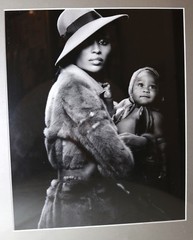 original essence magazine Cynthia Bailey portrait illustration B&W photograph