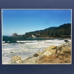 Matted Ocean Landscape Photo Print 11 X 14 Wall Art Gallery Decor