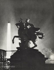 1926/34 Original MAN RAY Hermes Sculpture Pegasus Paris Tuileries Photo Gravure