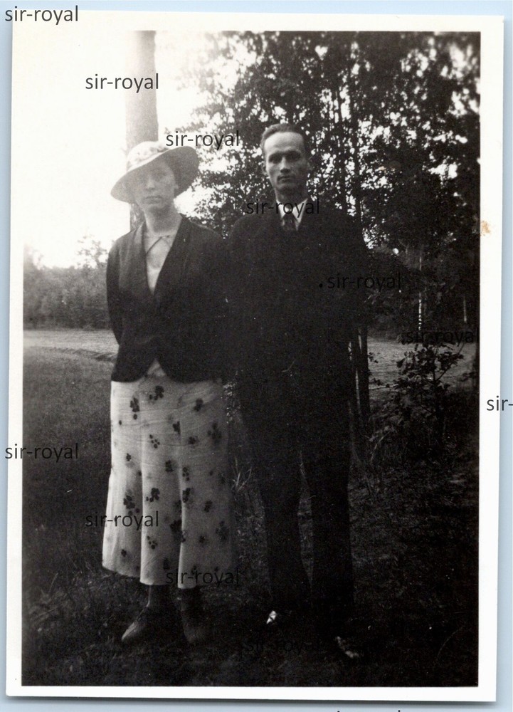 Tilsit 1936 – Pretty Couple – East Prussia 1930s – Photo 6x9cm