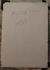 Photo 1954 Melnik Bohemia Czech Republic women man woman vintage I11