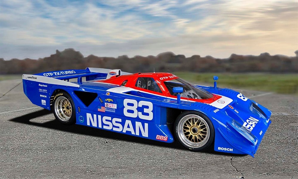 Nissan GTP ZX-Turbo IMSA Prototype Vintage Classic Race Car Photo CA-2342