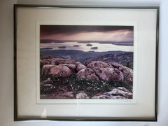 Signed Terrell Lester Cadillac Mountain No. 1 Maine Photo 1987 Art Photography