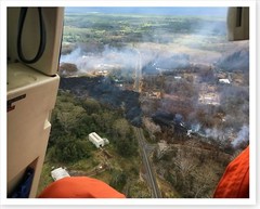 2018 Kilauea Volcano Pohoiki Road Lava Flow Silver Halide Photo