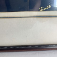 Vtg Framed Photograph North Pole~Midnight Sun~Signed Triple Matted 17”x21” READ
