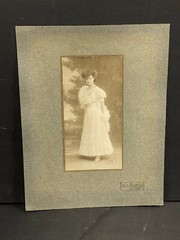 Rare Large Portrait Young Girl Late 19th Century G. L. Arlaud Geneva Switzerland