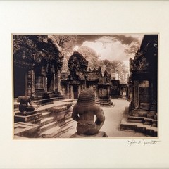 John McDermott Signed Photo Print Angkor Wat Cambodia Panoramic 12 x 10″