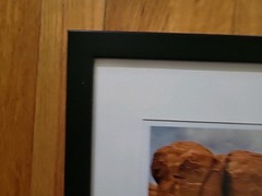 Arches National Park Framed Glass Matted Signed MARC STUART 12.5×15.5 Original