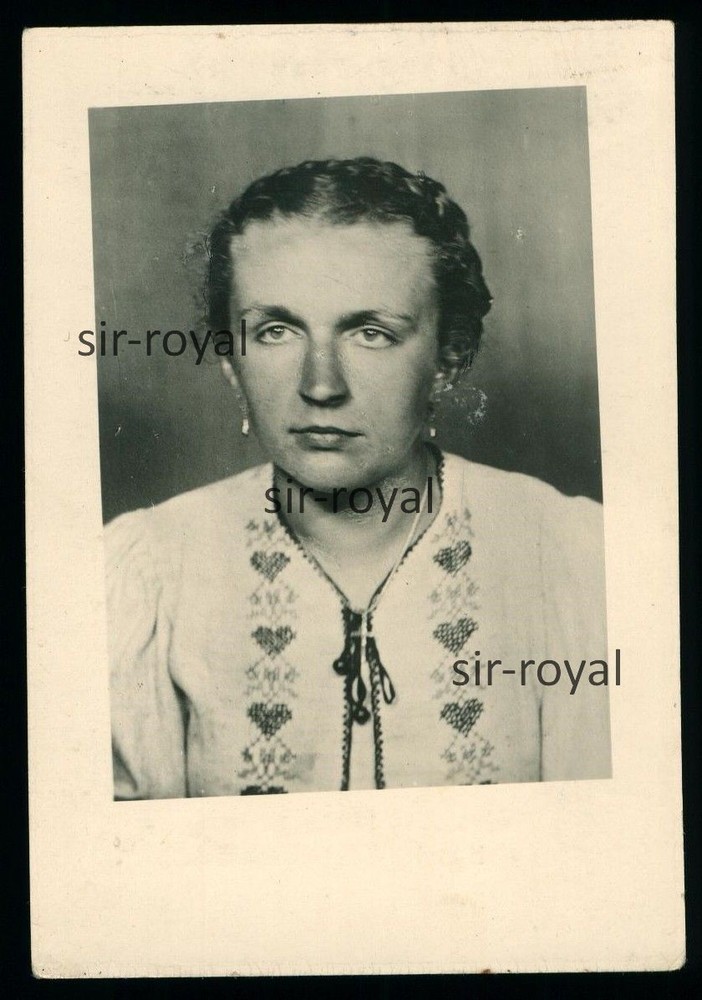 Death card Paula Zwerch – died in August 1945 – photo 7x10cm