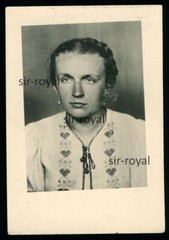 Death card Paula Zwerch – died in August 1945 – photo 7x10cm