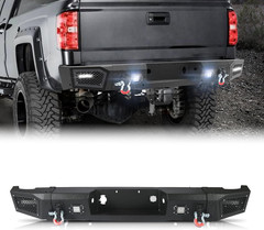 Off Road Rear Bumper Fit for Chevy Silverado 2500 3500 HD 2011-2014 | Full Width