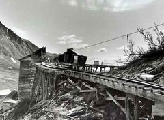 Independence Mine Alaska original black/white photo 8×10 inches Alan Sewell
