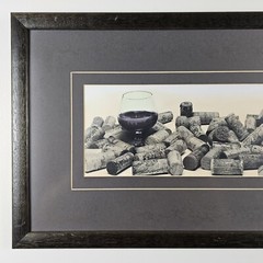 ART – Original Signed Richard Gallup Photograph 21.5×13.25 Framed – Wine & Cork