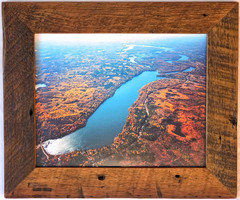 Long Lake, from Stone Lake, Washburn Co., Wisc Overhead Photo. Frame Optional.