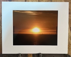 The Golden Gate Bridge at Sunset – Matted Fine Art Photographic Print