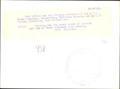 Photo London City England, General Post Office, Christmas Parcels… – 10334524