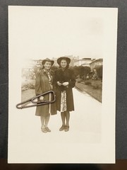 Photo Portrait Young Women Model Teen Hat Headgear Picture Vintage Old