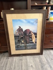 David R. Stoecklein Trail’s End Signed Framed Matted Photograph 32×40