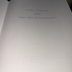 ALFRED STIEGLITZ Photographs and Writings. National Gallery Of Art. 1st.Ed,