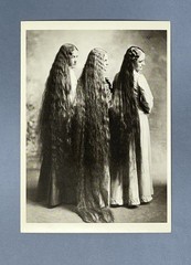 Belle Johnson Art Photo Print Card Fotofolio 4.25”x6” Three Women c. 1900