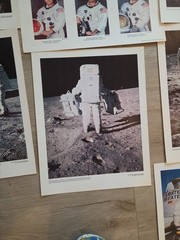 Collectible NASA 2 Prints Of Apollo8, 9, 10, 11 Moon 11” X 14”, 19 Total Prints