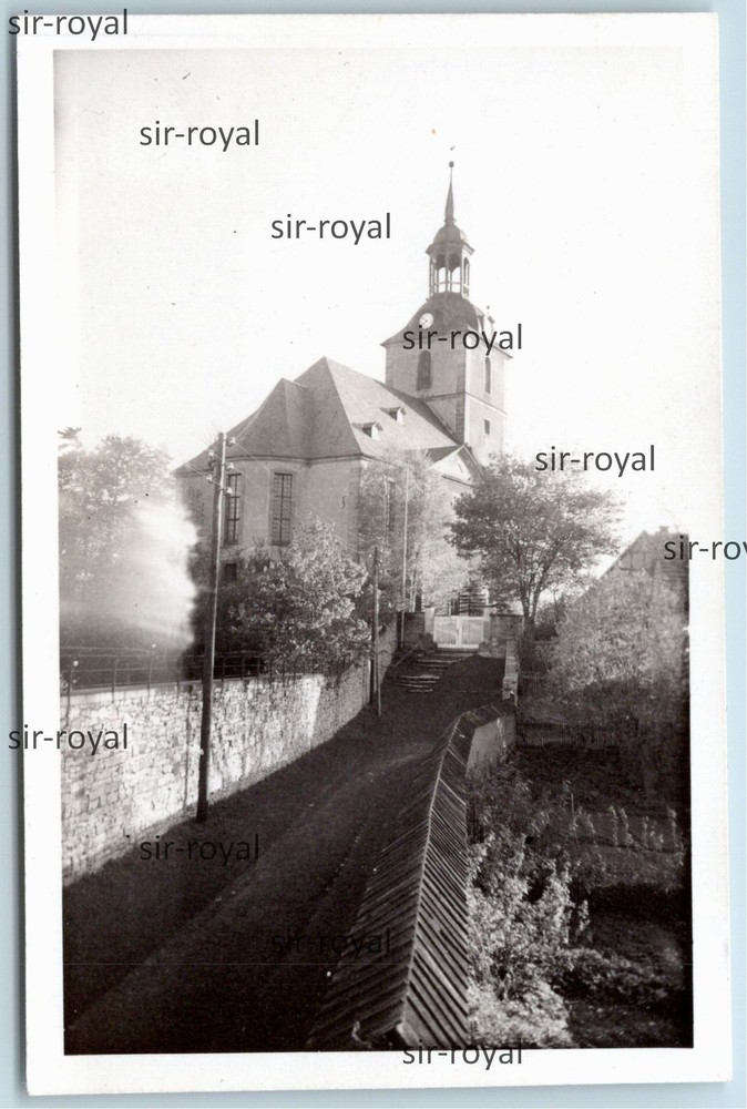Molsdorf near Erfurt 1941 – Church – Thuringia 1940s – Photo 5x8cm
