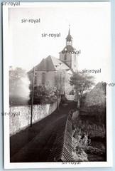 Molsdorf near Erfurt 1941 – Church – Thuringia 1940s – Photo 5x8cm