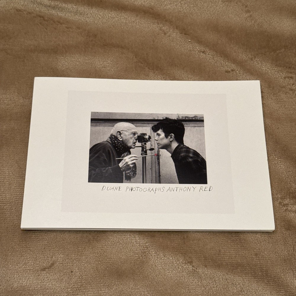 Rare 2015 Duane Michals Photographs Anthony Red Art 5 1/4in X 7 3/4X 30in