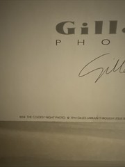 Gilles Larrain Photography The Coldest Night Signed And Dated 1995 Poster