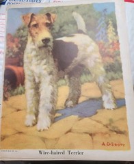 Vtg. Paper Ephemera Dog Themed