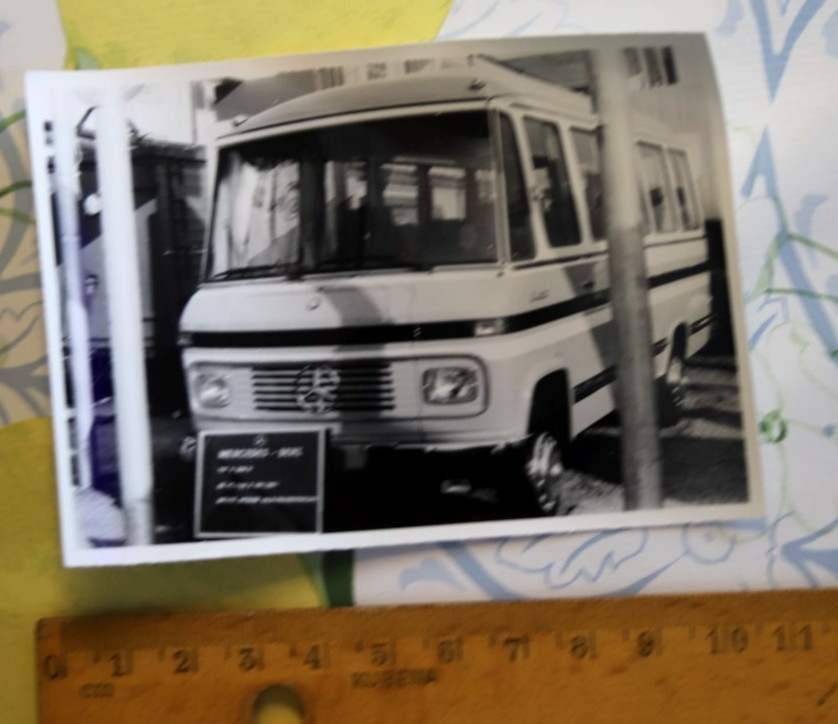 Photo 1972 Trade Fair Truck Transporter Spain Mercedes Benz Bus GDR Löbau AU