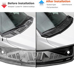 Windshield Wiper Cowl Cover Panel Grille Compatible with Ford F150 2015-2020, Le