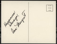 Ann-Margret Singer Actress Autographed 5.5×7 Postcard w/COA WWE34-158