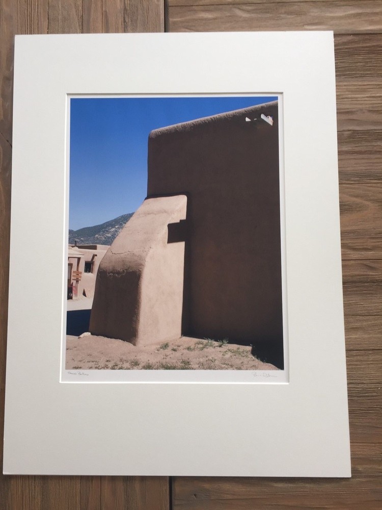 BRUCE BLUM SIGNED COLOR Photo Print (13″X 18 «)-«Church Buttress»
