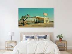 Special Price!!Photograph California Motel Abandoned Places Acrylic Glass 180×100 cm