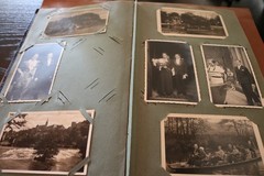 Great old photo postcard album – 200 photos and cards from around 1910