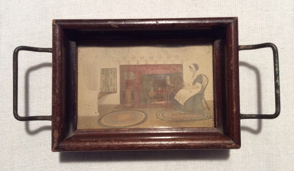 Vintage Fred Thompson Miniature Photograph Tray
