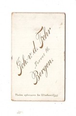 CDV Photo Cute Little Boy – Bergen / Norway 1880s