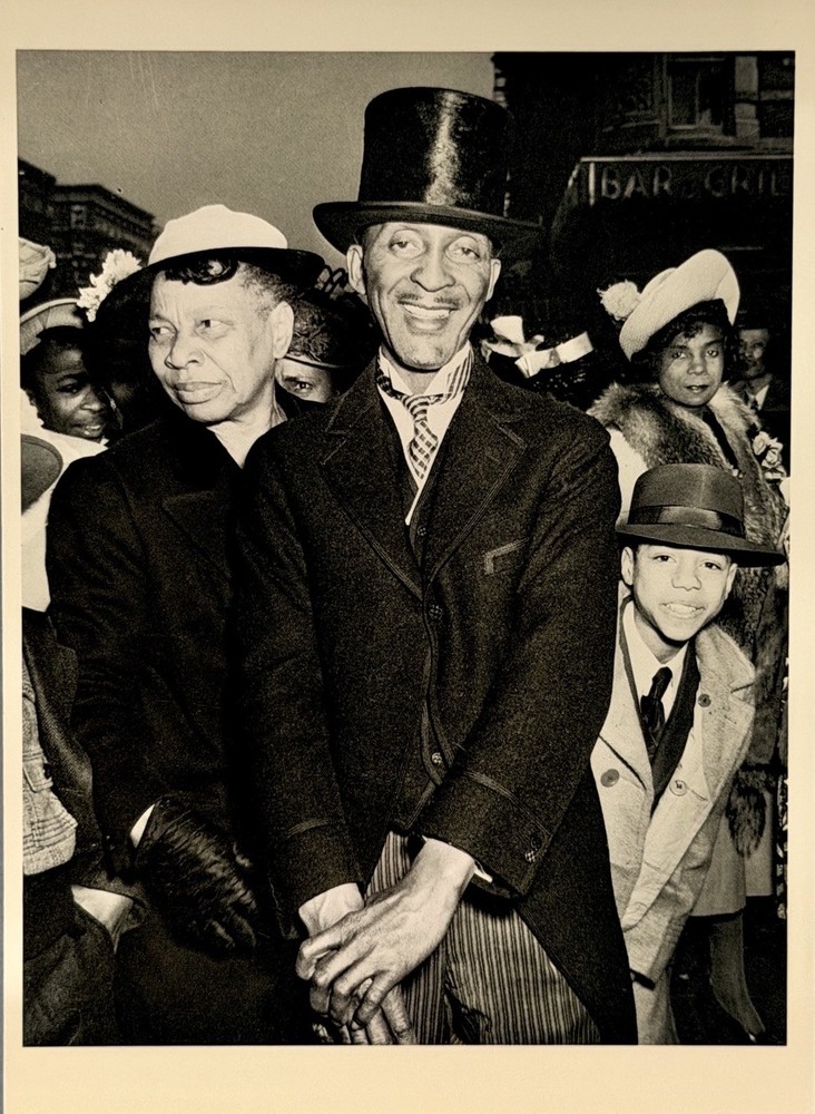Weegee Art Photo Print Card By Fotofolio – Easter Sunday In Harlem 1940