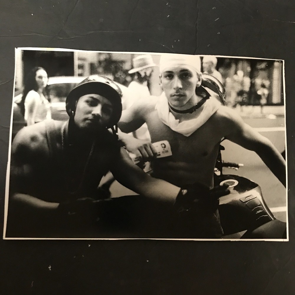 Art Photograph Silver Gelatin Print Janine Gordon Puerto Rican Parade Bikers